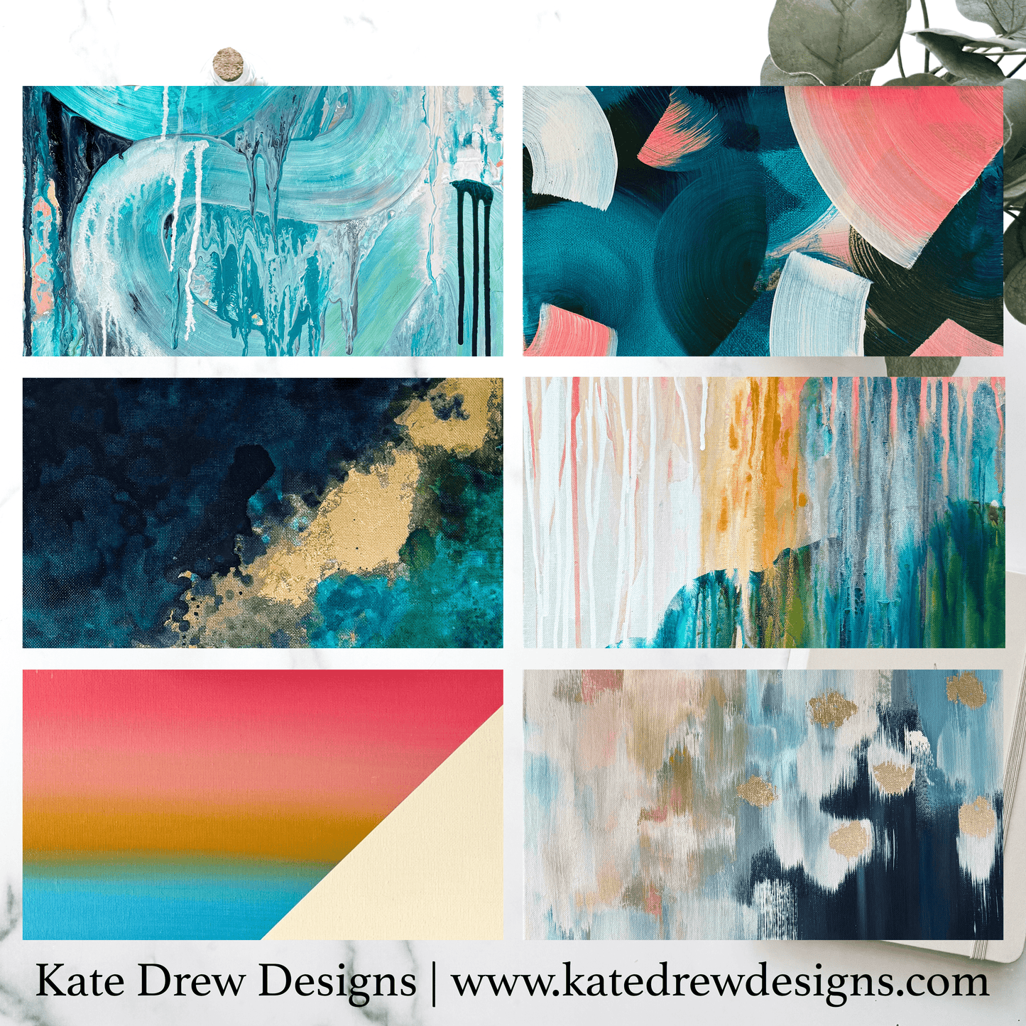 Digital Wallpaper BUNDLE of 21 | Desktop Backgrounds | Original Abstract Painting Designs | DIGITAL DOWNLOAD