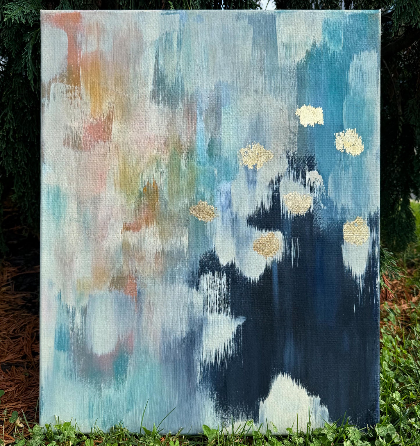 Nostalgia | Original Abstract Acrylic Painting 16"x20"