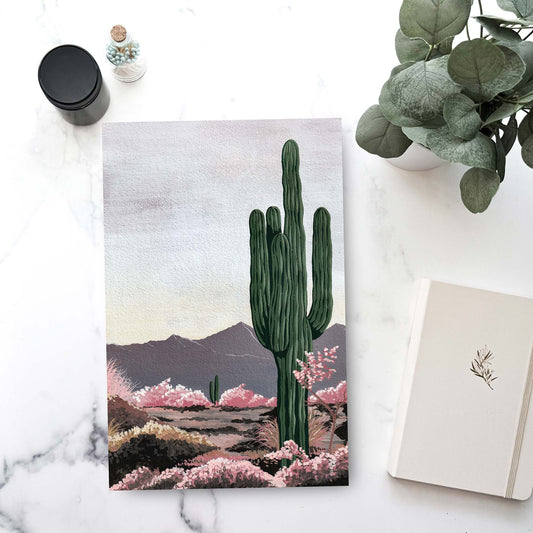 Desert Solitude | Gouache Art Print