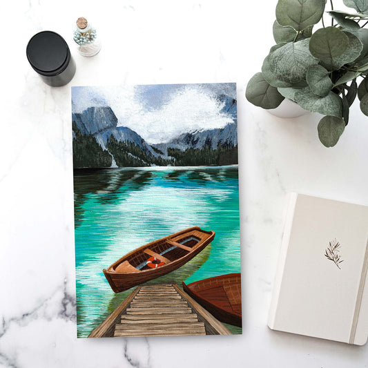 Lake | Gouache Art Print