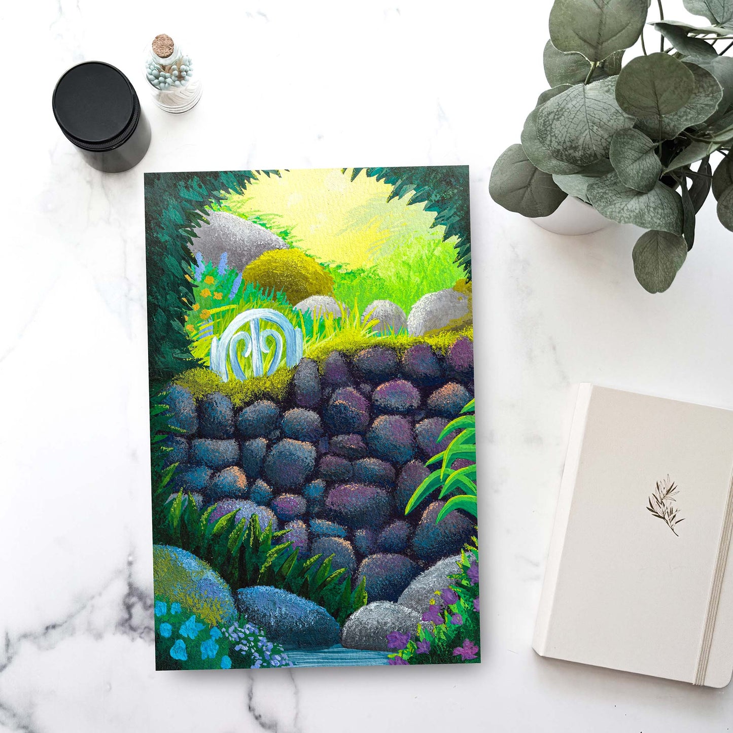 Secret Garden | Gouache Art Print